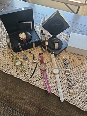 11 lot of watches. Beugot, Quartz, Timex, Diamond, Geneva, Time Force,   Skagen 