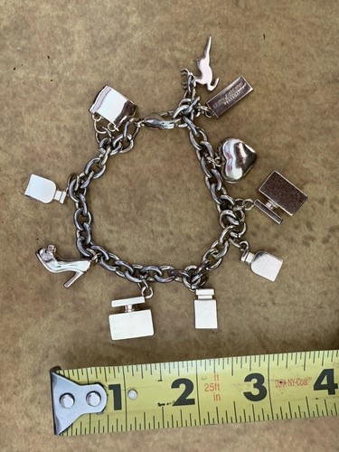 Dolce & Gabbana Gold Plated Charm Bracelet W/ID Tag 8.75” Adjustable - Picture 2 of 10
