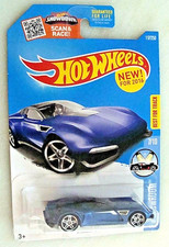 HOT WHEELS GAZELLA GT HW SHOWROOM 7/10 1:64 DIECAST CAR 2016 BLUE