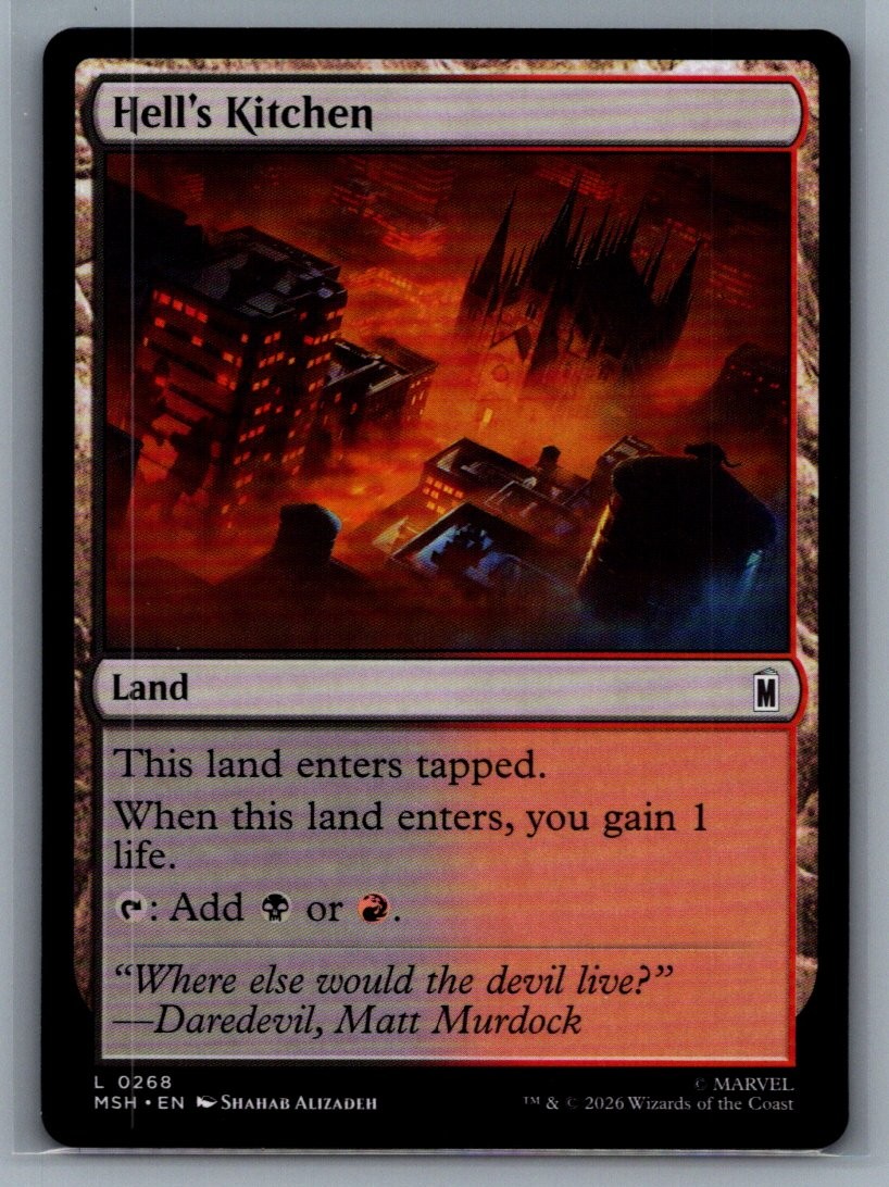 Hell's Kitchen #268 Marvel Super Heroes Magic: The Gathering MTG - NM