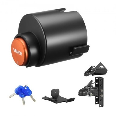 Trailer Lock,Fits 2-5/16-Inch Cast?Ball?Couplers,Heavy Duty Hitch Lock w/3 Keys