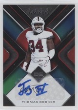 2022 Wild Card Mania Retail Triangle Blue/Green Mirror Thomas Booker Auto 7i6