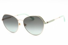 New Kate Spade OCTAVIA/G/S 0PEF IB Gold Green / Grey SH Green 59-17-140 Sungl...