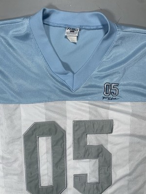 Men's Vintage FUBU Collection White 05 Jersey blue Made in USA