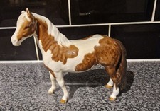 Beswick 1373 Pinto Skewbald Pony brown & white