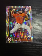 2025 Topps Chrome - Ronel Blanco #292 RayWave Refractor Astros