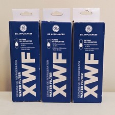 3 GE Appliances OEM Genuine Water Filter XWF Refrigerator Replacement NEW SEALED