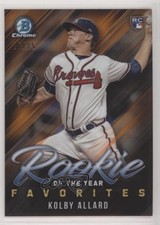 2019 Bowman ROY Favorites Chrome Orange Refractor 25/25 Kolby Allard #ROYF-9 0c2