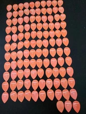 RARE VINTAGE NOS D'ADDARIO LOT OF 113 358 SHAPE LIGHT .024 GUITAR PICKS FRE SHIP