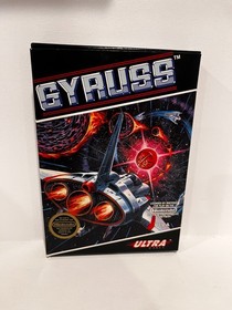GYRUSS NES CIB RARE CONDITION - INCLUDES FOAM, PLASTIC GAME SLEEVE, ETC