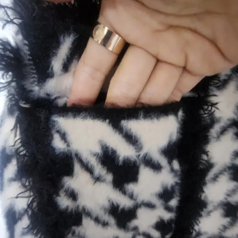 Tweed Jacket with Houndstooth Pattern - Elegant S… - image 7