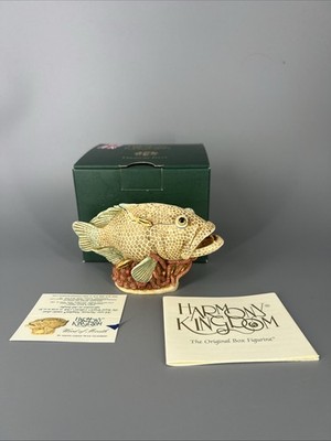 Harmony Kingdom Word of Mouth Grouper Fish Figurine 0670 SIGNED
