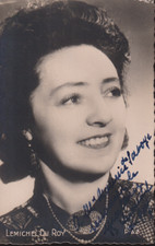 Bernadette LEMICHEL DU ROY PHOTOGRAPHIE Auf KARTE 14*9 Mit AUTOGRAF