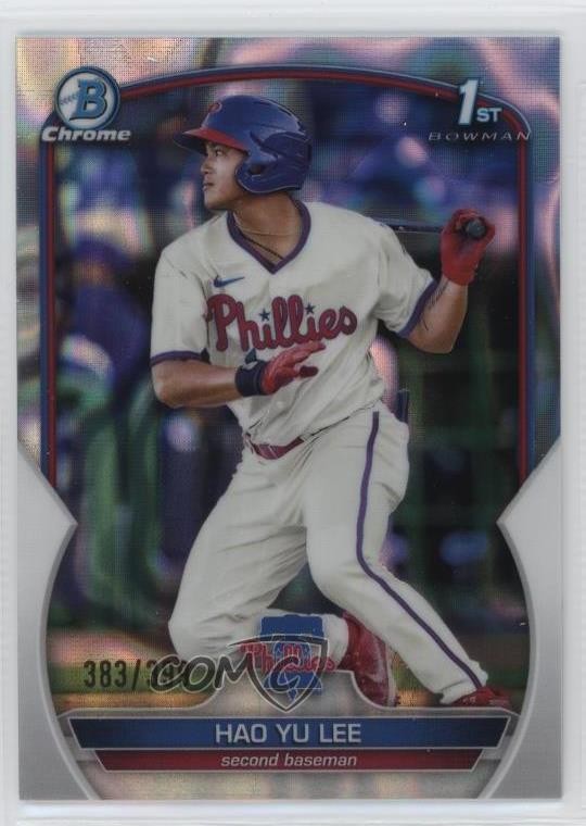 2023 Bowman Chrome Prospects Lava Refractor /399 Hao-Yu Lee Hao Yu #BCP-52 0z8v