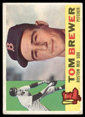 1960 Topps #439a Tom Brewer Boston Red Sox VGEX 59149