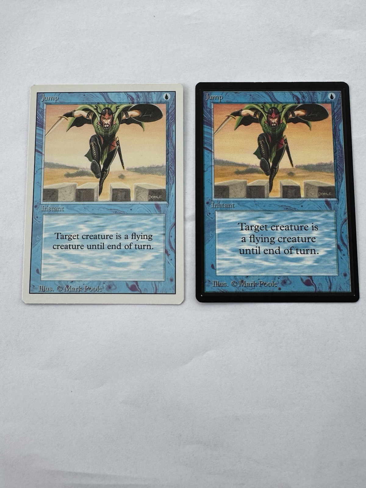 Magic the Gathering Jump (both Revised and Beta)