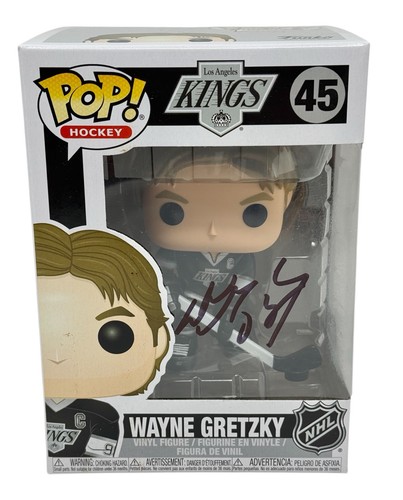 Wayne Gretzky Signed Funko Pop Los Angeles LA Kings #45 Autograph Beckett COA
