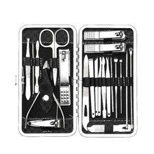 Home Nail Clipper Set of 19 Pieces Large Size Dead Skin Pliers Diagonal to Remov