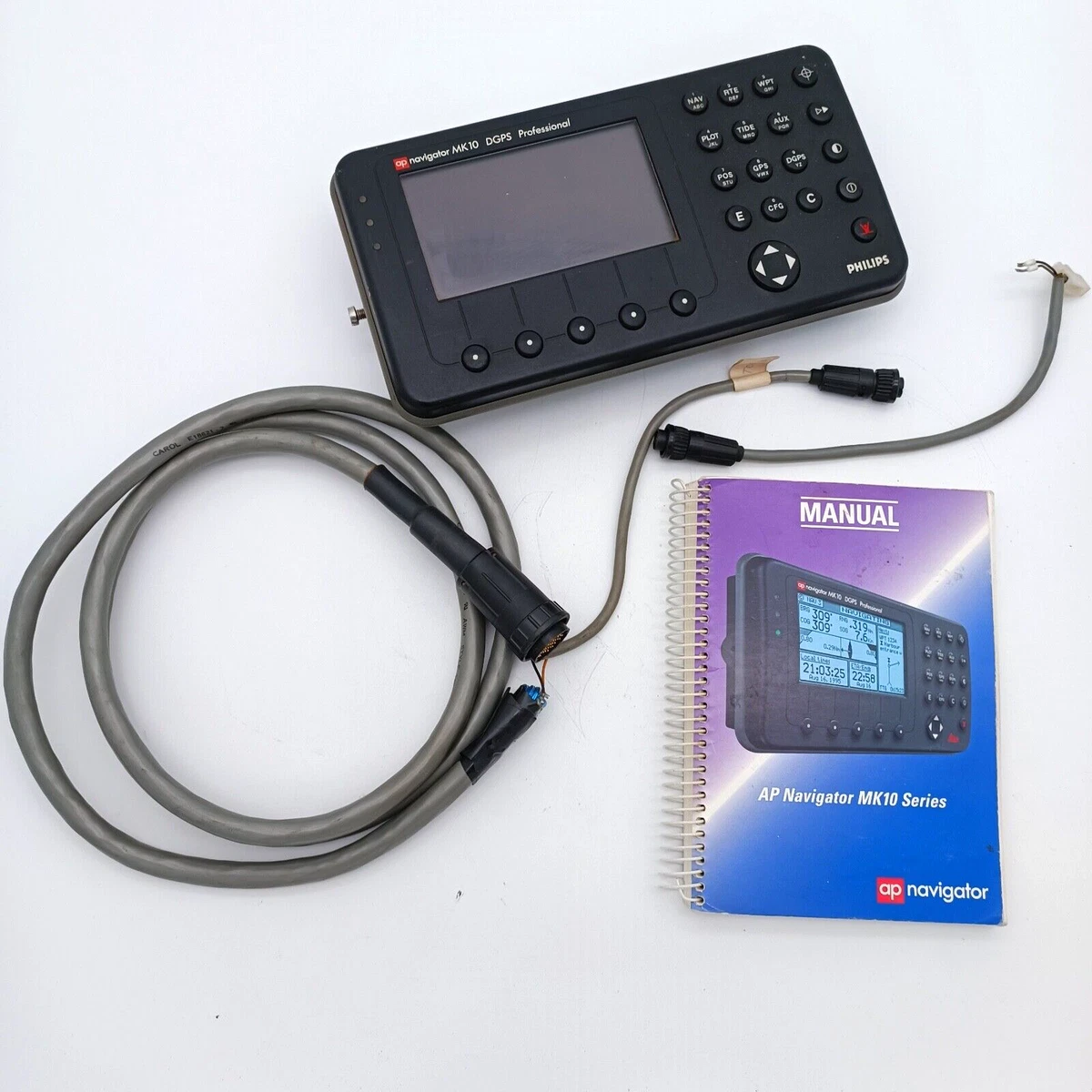 PHILIPS MK10 DGPS / DANTRONIK APN GPS Navigator + Cables - PERFECT.