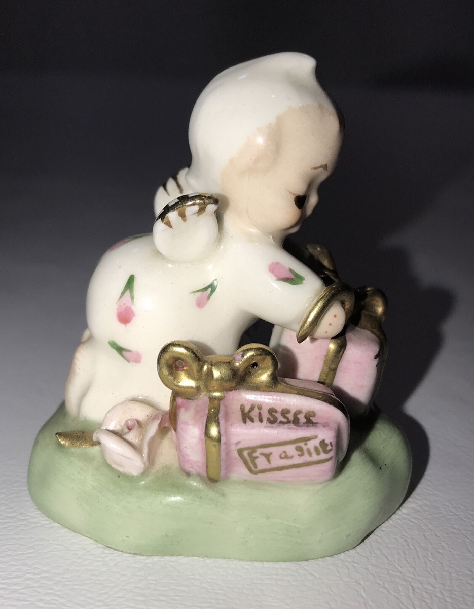 Vintage Napco Itsy Bitsy Miniature Christmas Angel Figurine #S425D