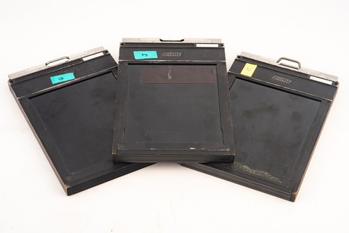 Fidelity Lot of 3 Wood Film Holder for 4x5 Cut Sheet Film V22