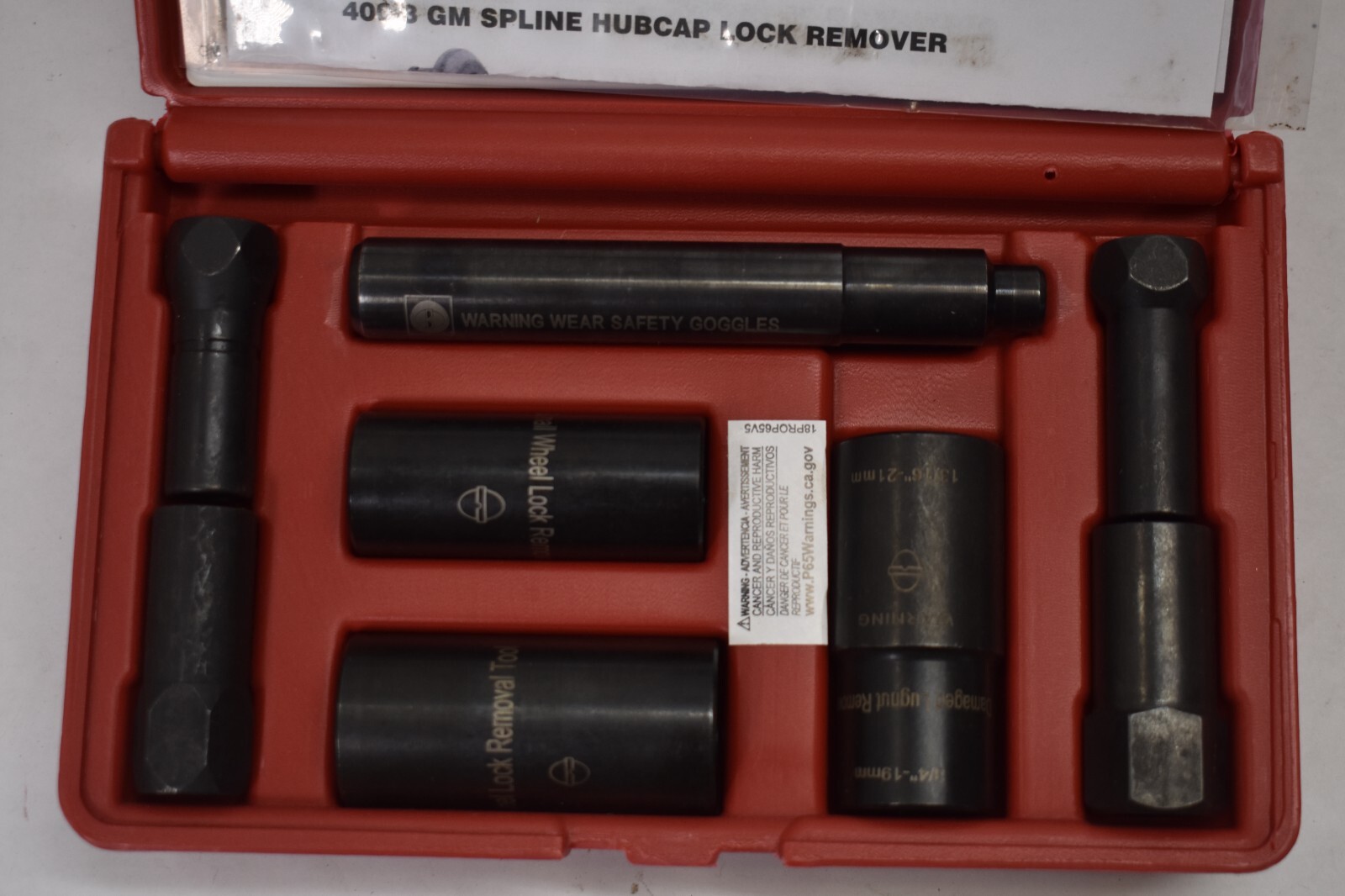 LTI Tools Deluxe Hubcap & Wheel Lock Removal Kit LT-4000 Mechanical Tools