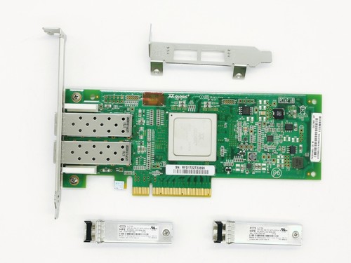 QLogic 8Gb QLE2562 Dual Port Fibre Channel HBA w/ 8Gb SFP+ Modules - Picture 4 of 6