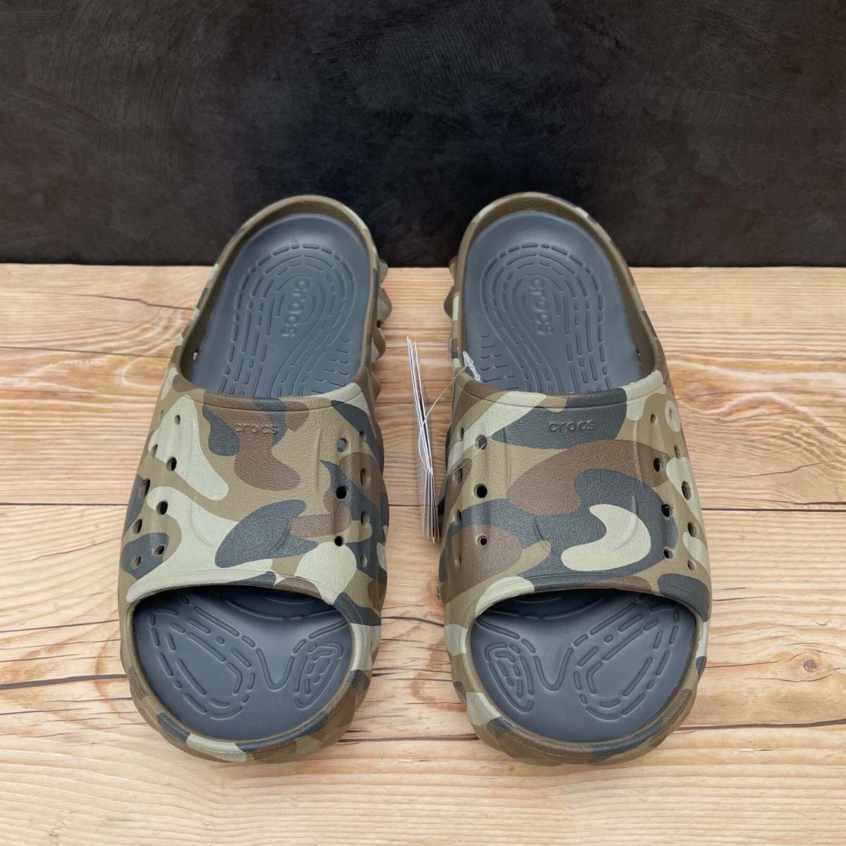 Crocs Echo Camo Redux Slide Select-a-Size | eBay display picture 3