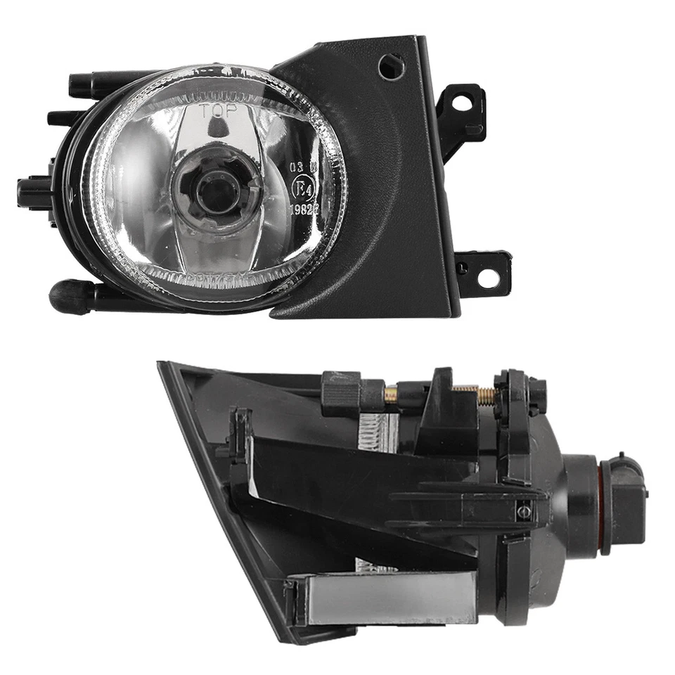 2001-2003 For BMW E39 Clear Lens Pair Bumper Fog Lights Lamps AUDI A4 A5 A6 Bulb - Изображение 4 из 4