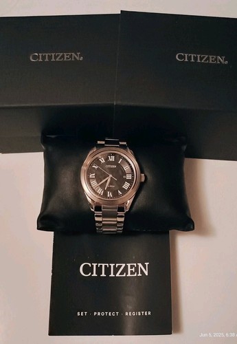 Citizen Arezzo Men's Black Eco-Drive Watch AW1690-51E CITIZEN ECO DRIVE AREZZO