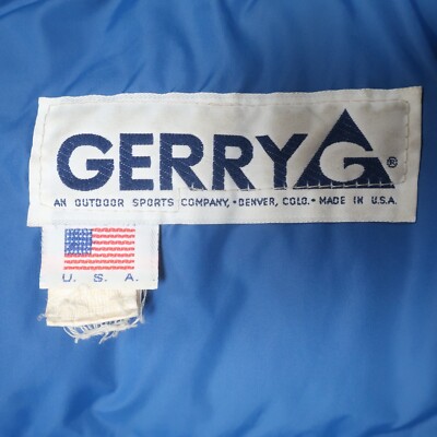 Vintage 80s Gerry Quilted Down Puffer Jacket Size M Made in USA