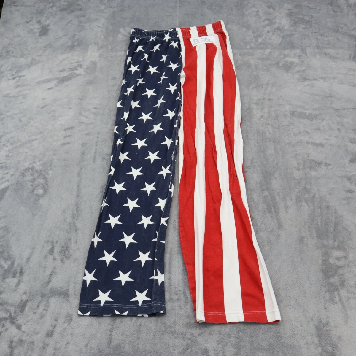 Exist Pants Men M Multicolor Vintage American USA Flag Napoleon Dynamite  Pull On