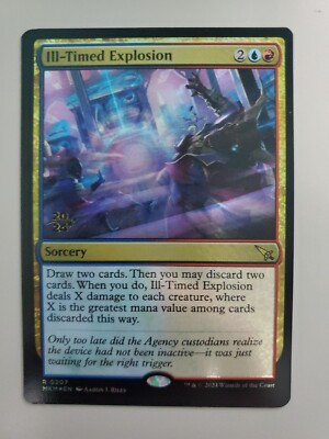 MTG Ill-Timed Explosion Murders at Karlov Manor 0207 Foil Rare | eBay MTG Ill-Timed Explosion Murders at Karlov Manor 0207 Foil Rare | eBay