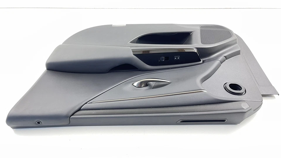 19-22 LEXUS ES300H PASSENGER RIGHT FRONT DOOR PANEL COVER TRIM LEATHER BLACK OEM - Image 2 of 4