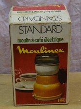 VECCHIO MACINA CAFFÈ ELETTRICO MOULINEX FUNZIONANTE  [TI10]
