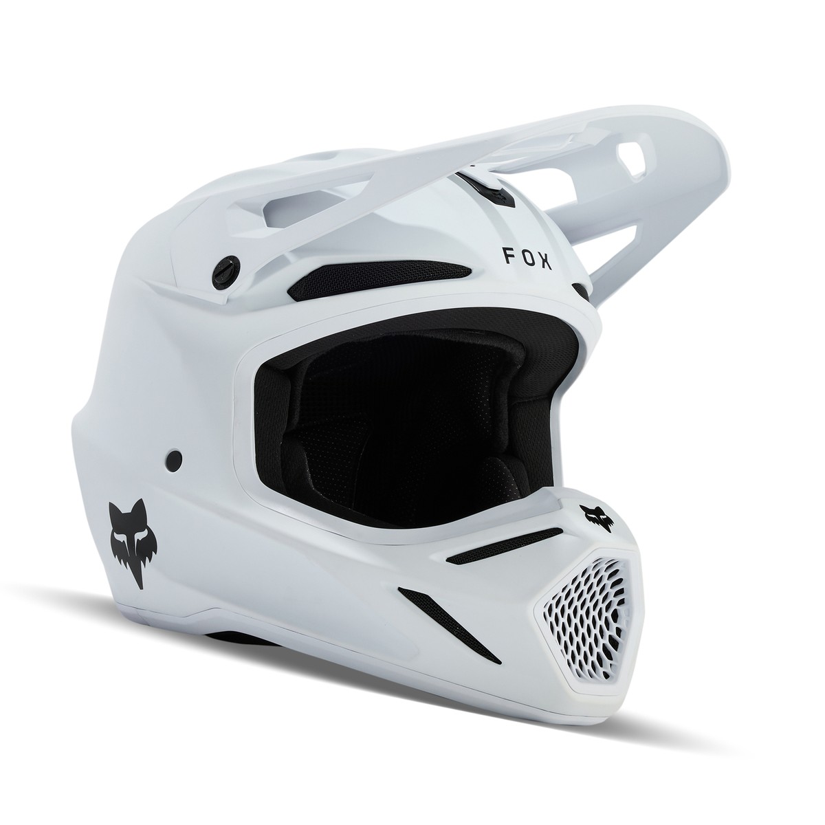 セキュリティ・セーフティ FOX V3 Solid Helmet white XL Fox Racing V3 Solid Helmet (Matte White) 31365-067 | eBay