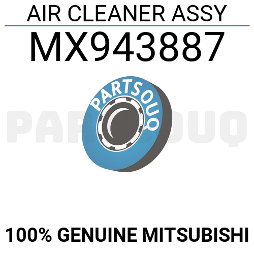 MX943887 Genuine Mitsubishi AIR CLEANER ASSY | eBay