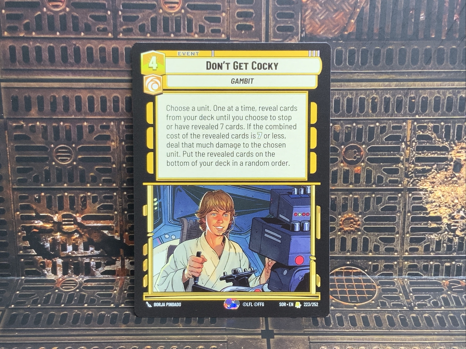 Don’t Get Cocky - Rare - Star Wars Spark Of Rebellion