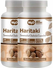 Haritaki Capsules, Terminalia Chebula, 360 Pills(6 Months Supply) (2 Pack)