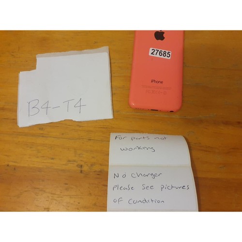 Apple iPhone 5C A1507 Smartphone Pink 4.0" LCD Screen 8MP (1GB+8GB) - For Parts - Picture 15 of 15