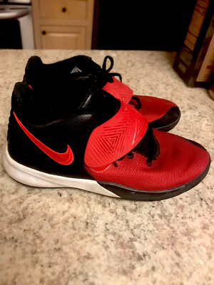 Nike Boy's Kyrie Flytrap II Basketball Shoes Black/Red BQ5620-005 Size 6.5