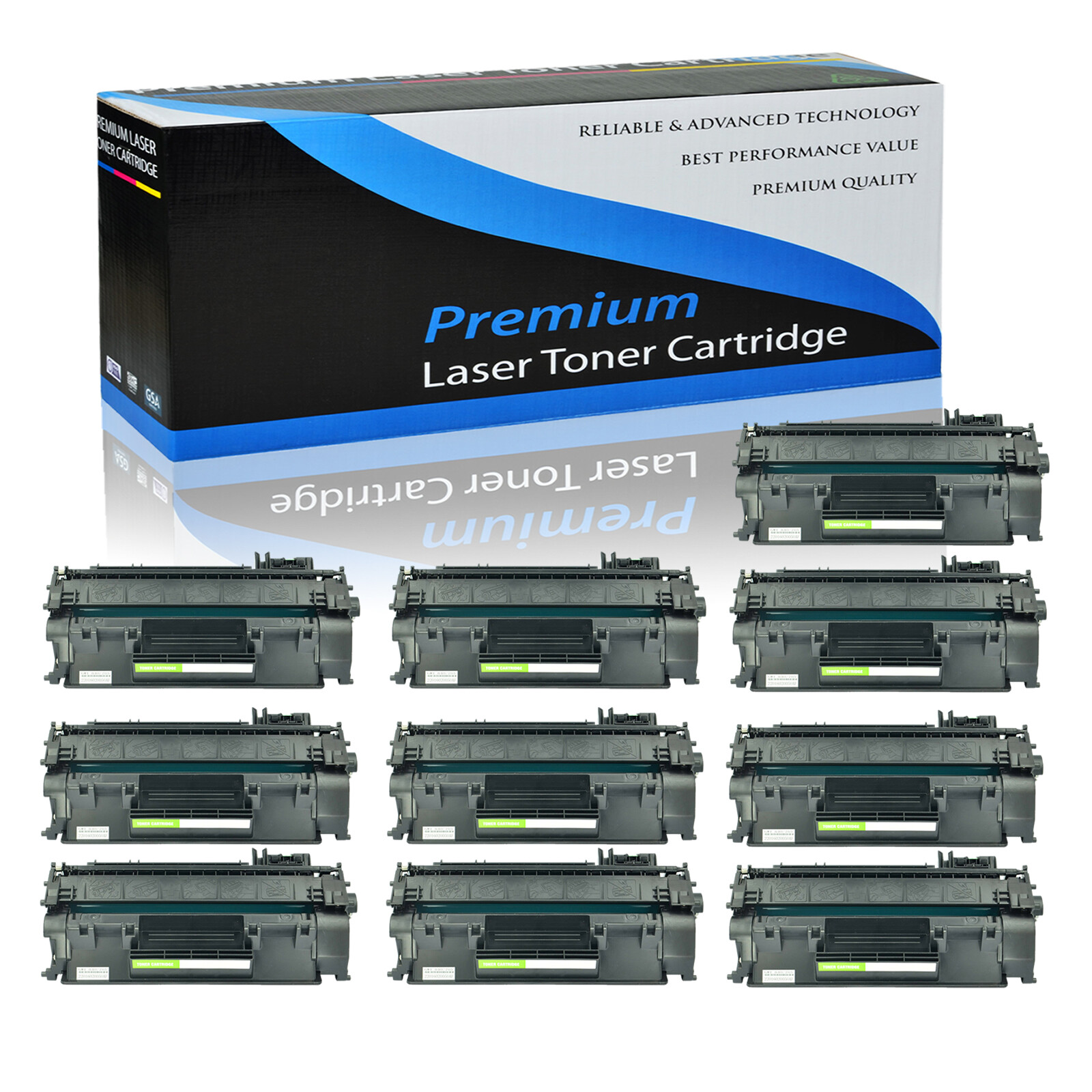 10pk Cf280a Toner Cartridge For Hp Laserjet Pro 400 M401a M401d M401dn M401dw Ebay