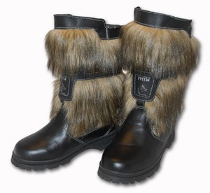 russian fur boots