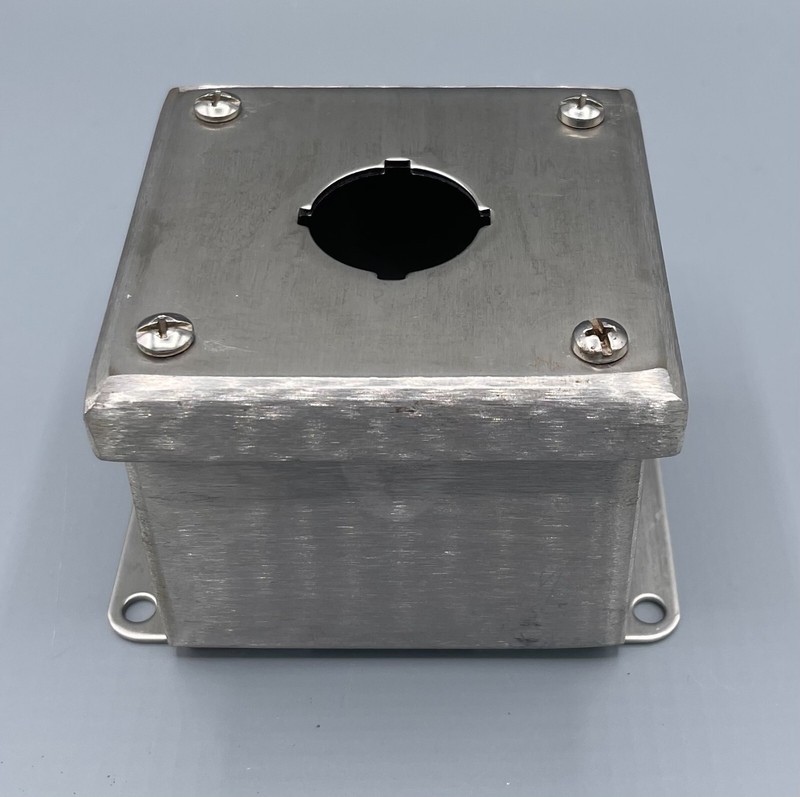 Stainless steel electrical enclosure - 3"x3"x3-1/2"