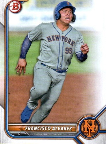 FRANCISCO ALVAREZ 2022 Bowman #BP-53 RC New York Mets