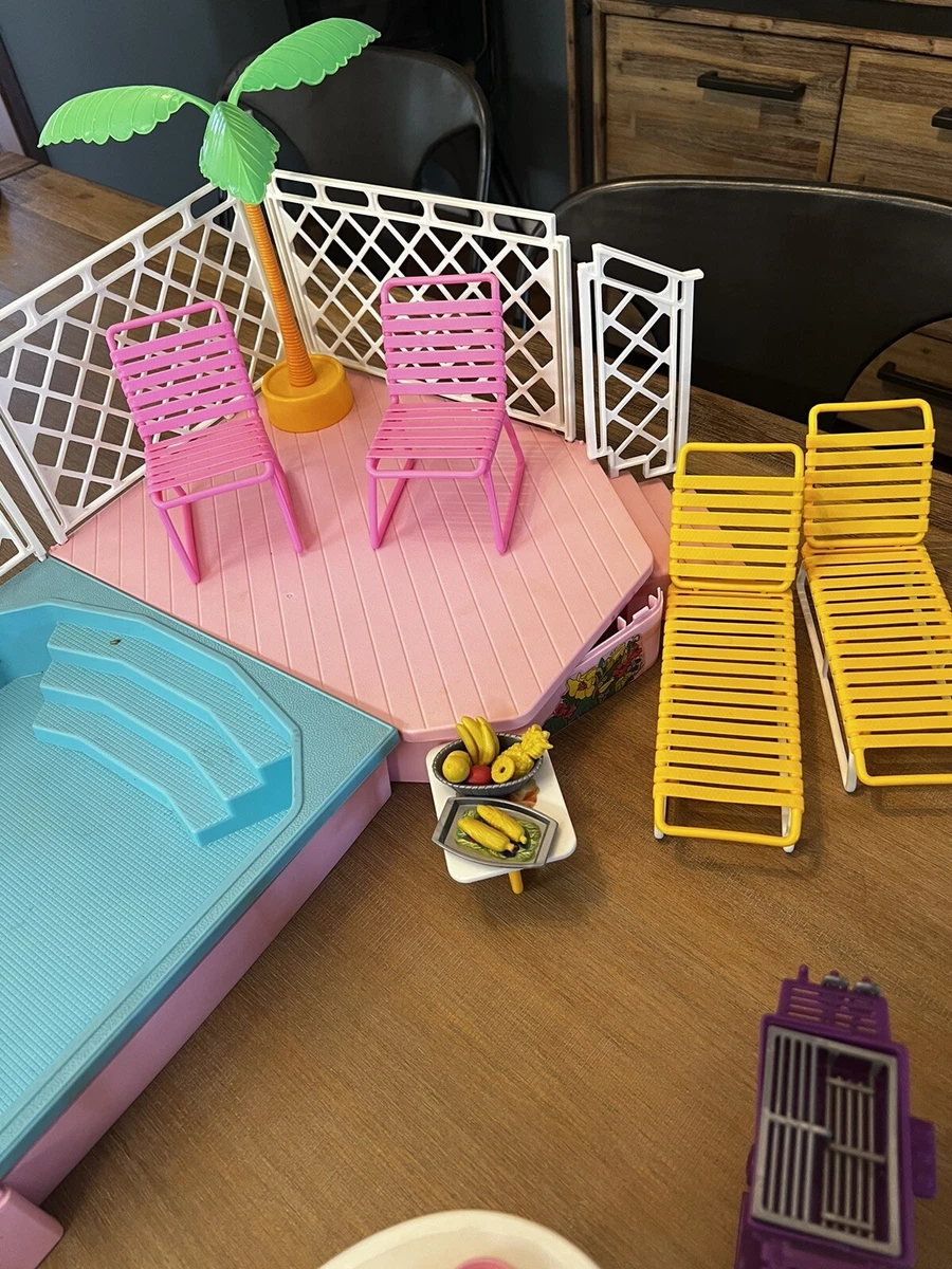 Barbie tropical pool online and patio set