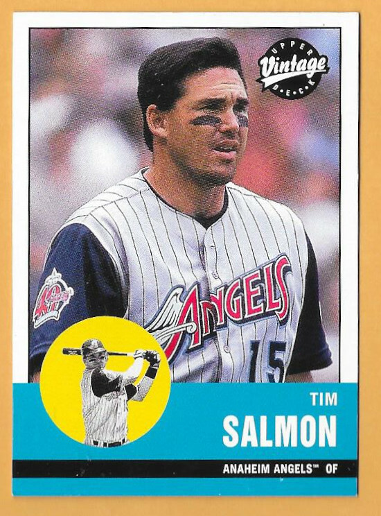 TIM SALMON ANGELS #6 - UPPER DECK VINTAGE NM-MT 2001