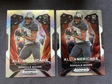 2021 Prizm Draft Picks Rondale Moore RC All Americans SILVER & Base Lot Of 2