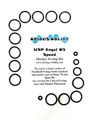 WDP Angel 05 Speed Paintball Marker O-ring Oring Kit x 4 rebuilds / kits Angel05