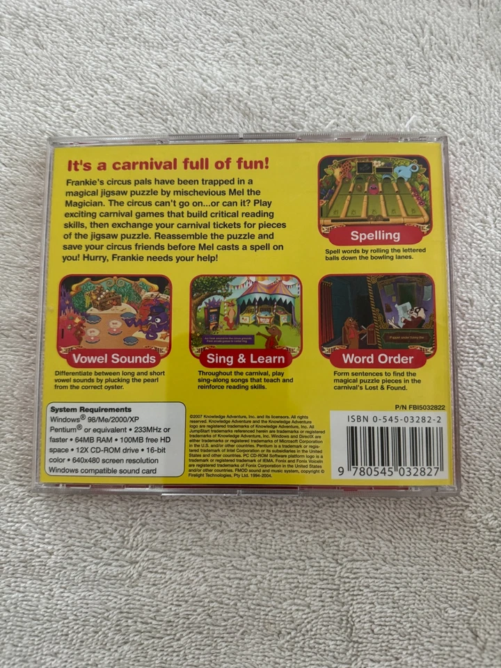 Jump Start Reading for First Graders CD-Rom Ages 5-7 - PAPER INSERTS NOT INCLUDE - Image 2 of 2